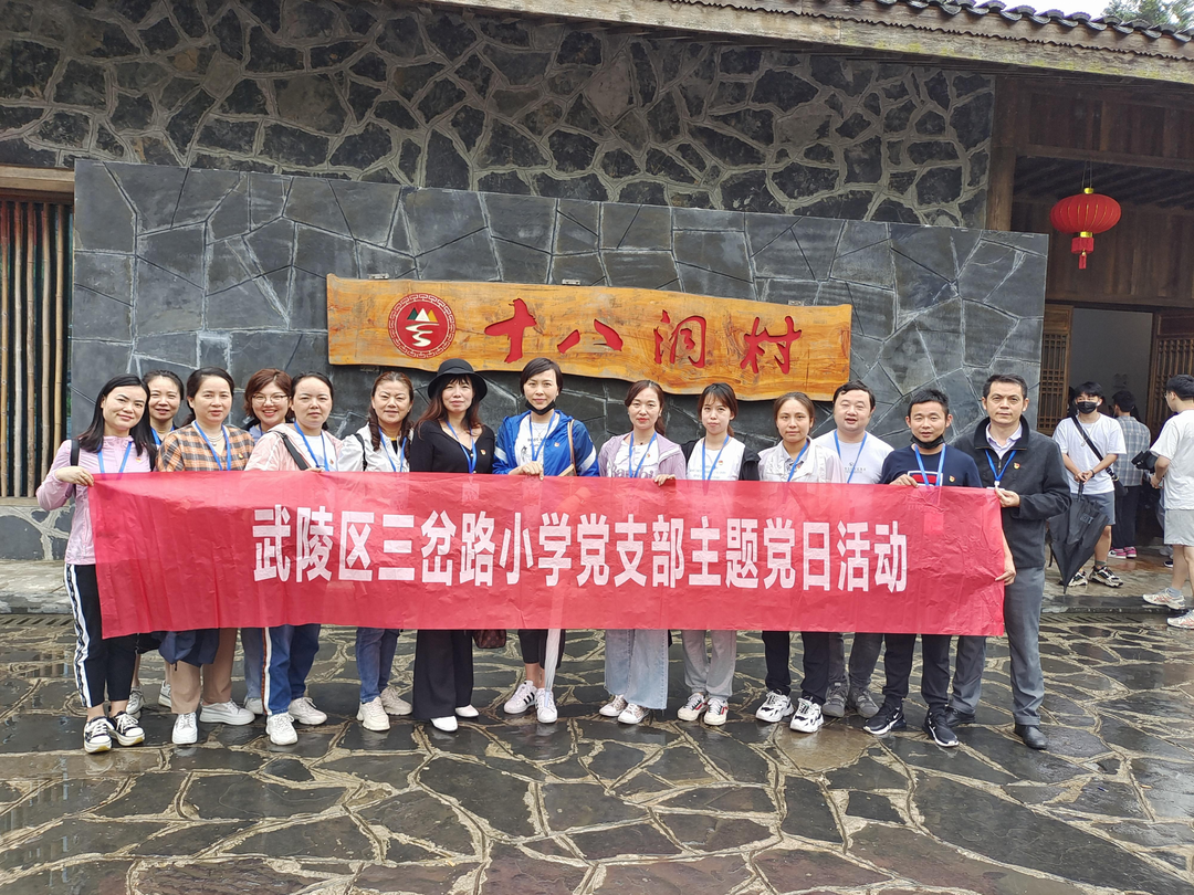 三岔路小学赴十八洞村开展主题党日活动
