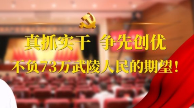 真抓实干、争先创优，不负73万武陵人民的期望！区委书记康少中接受专访