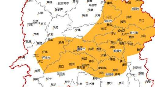 刚刚，湖南省气象台发布暴雨橙色预警