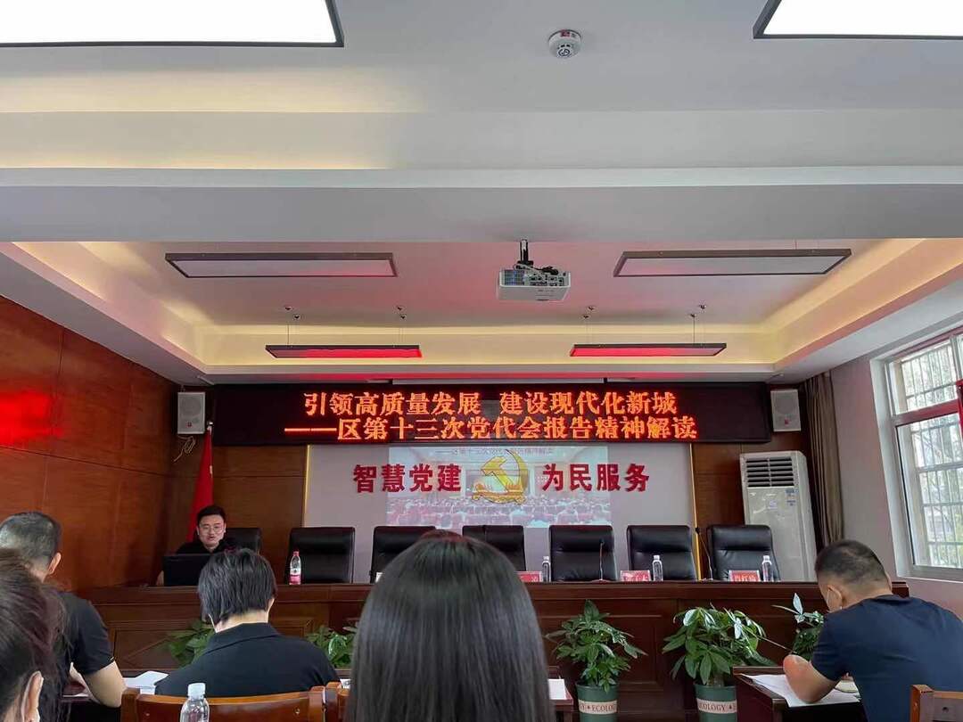 南坪街道学习贯彻区第十三次党代会精神