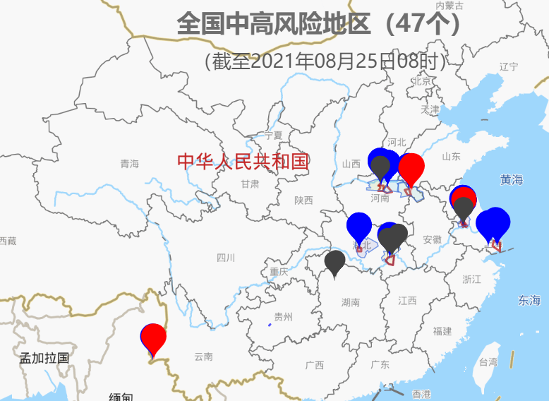全国本土新增4 0,高4中43,全国疫情信息发布(8月25日)