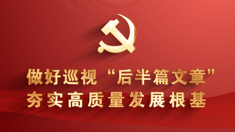 做好巡视“后半篇文章”  夯实高质量发展根基