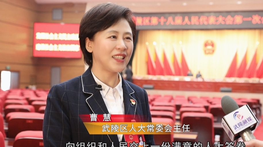 新当选武陵区人大常委会主任曹慧：讲政治、强担当、树形象，向组织和人民交上满意的人大答卷