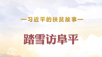 习近平的扶贫故事丨踏雪访阜平