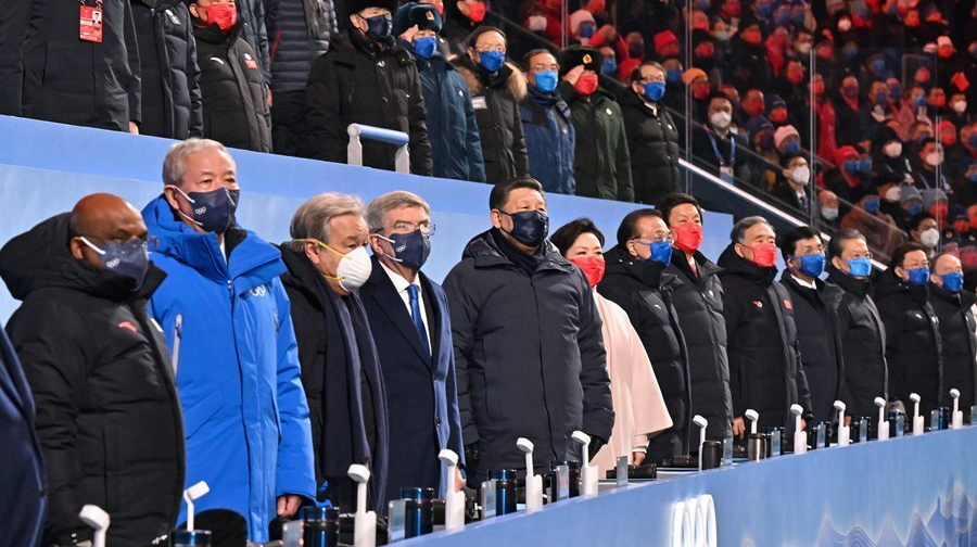 第二十四届冬季奥林匹克运动会在北京隆重开幕 习近平出席开幕式并宣布本届冬奥会开幕