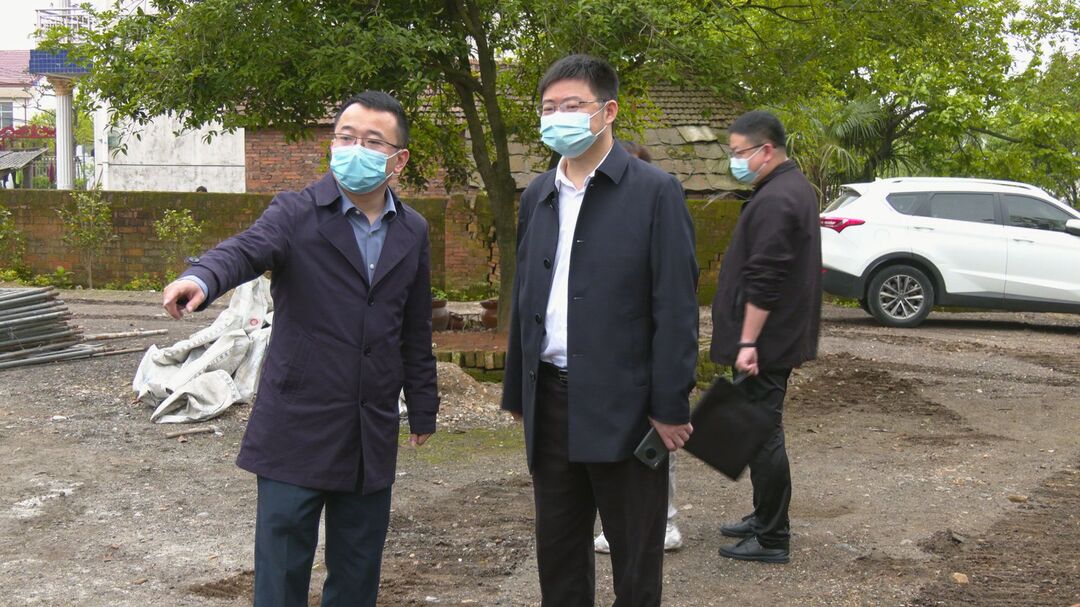 邓华志到河洑镇督导疫情防控、乡村振兴、文明城市创建等工作
