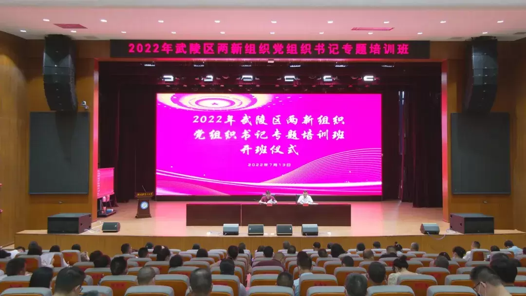 武陵区两新组织党组织书记专题培训班举行