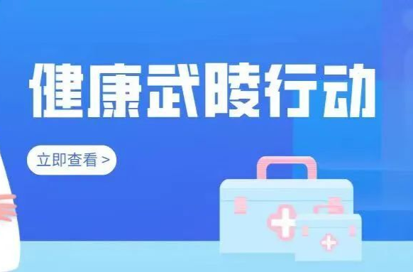 一张图带你了解“健康武陵行动”