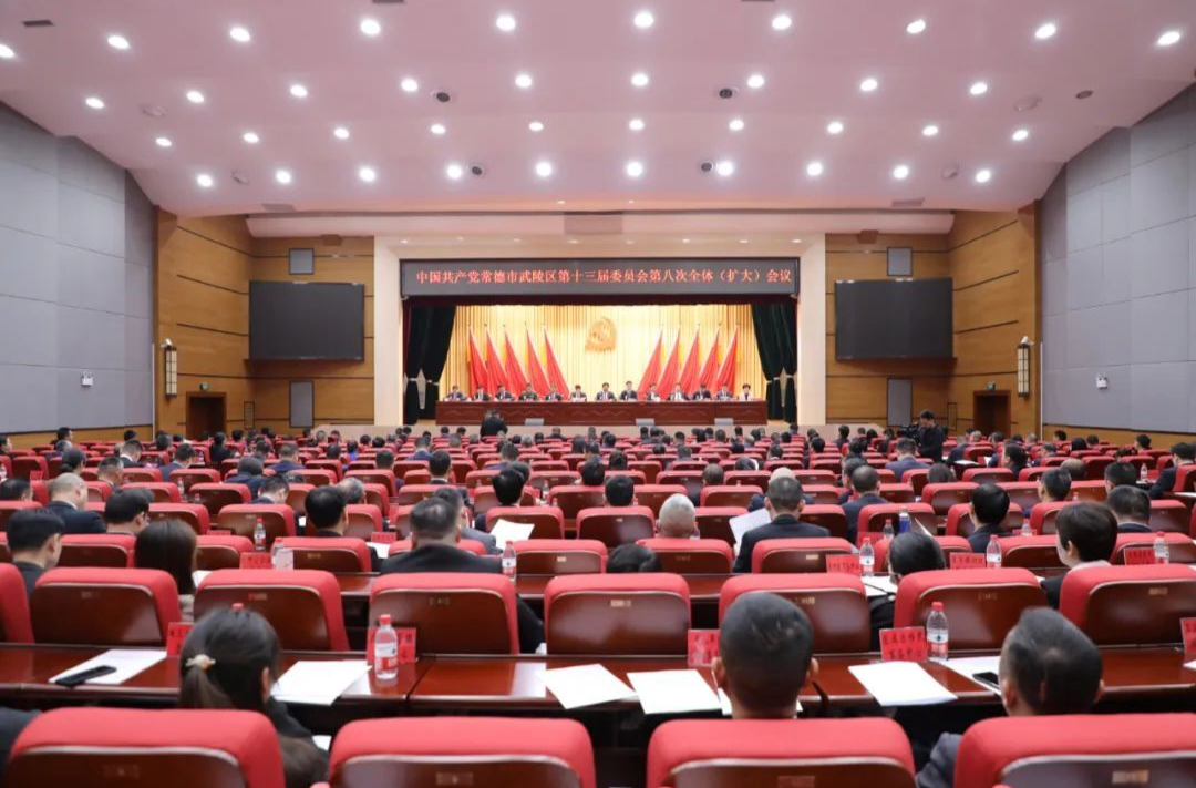 中国共产党常德市武陵区第十三届委员会第八次全体（扩大）会议召开
