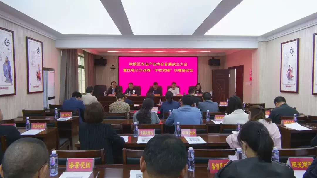 武陵区召开农业产业协会首届成立大会暨区域公众品牌“丰收武陵”创建座谈会