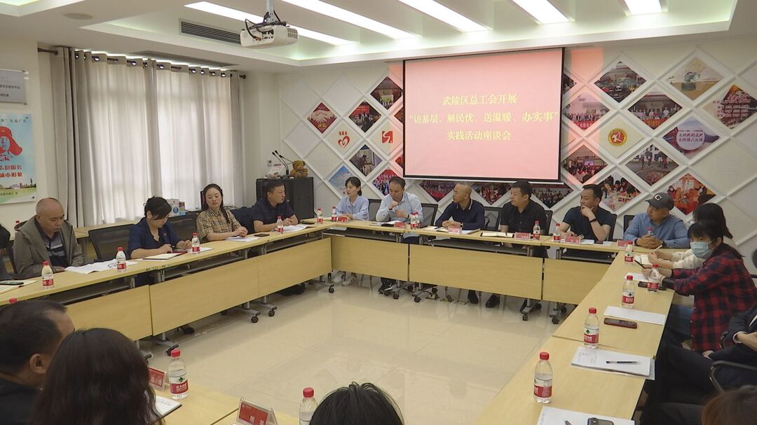 武陵区总工会开展“访基层、解民忧、送温暖、办实事”实践活动