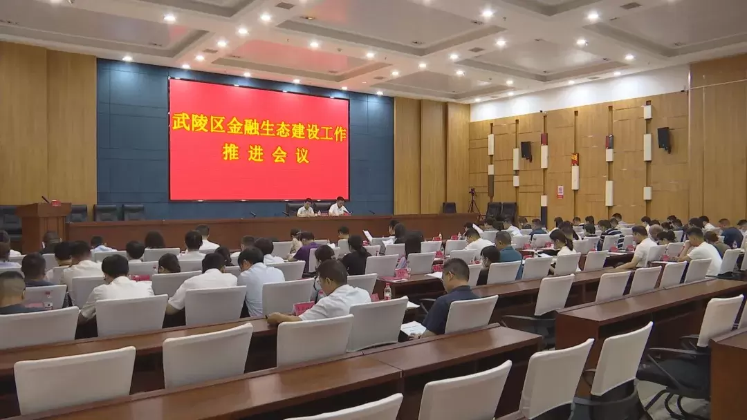 武陵区召开金融生态建设工作推进会