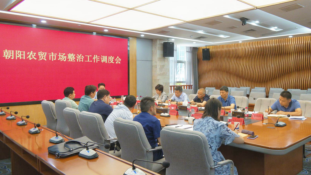 武陵区调度朝阳农贸市场整治工作