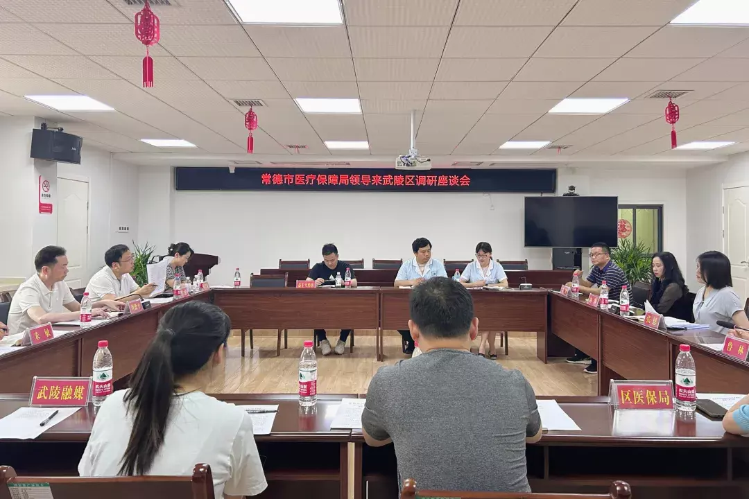 市医保局领导来武陵区调研职工门诊统筹及医保基金监管工作