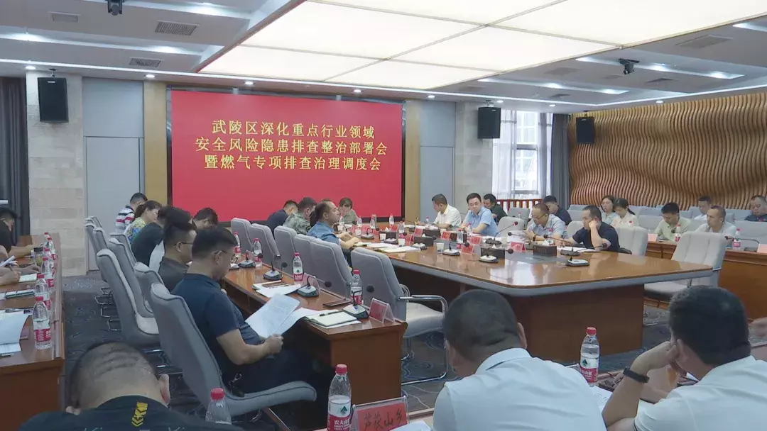 武陵区调度燃气专项排查治理工作