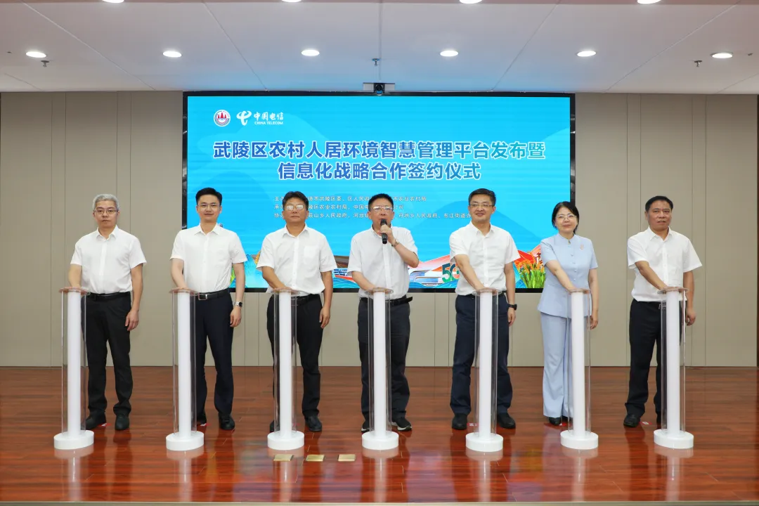 武陵区农村人居环境智慧管理平台正式上线