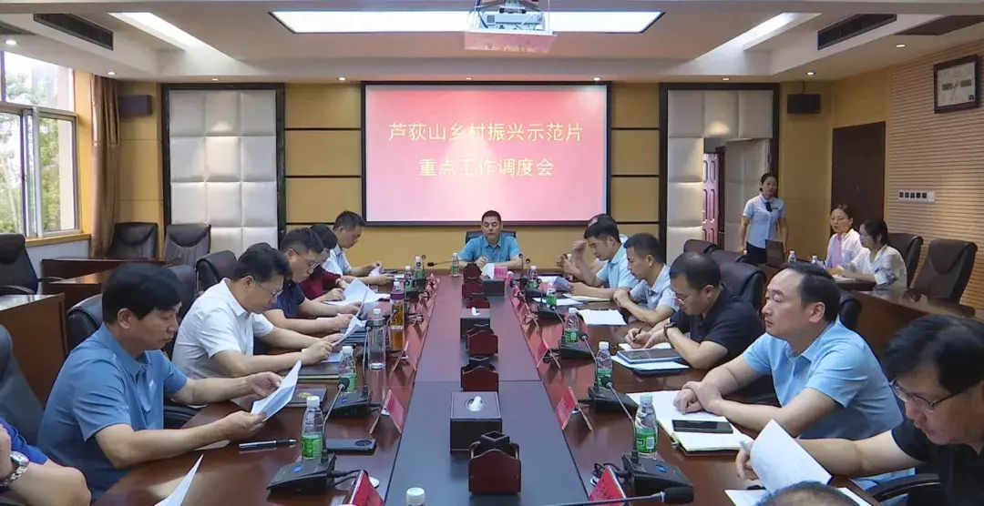 武陵区召开芦荻山乡村振兴示范片重点工作调度会