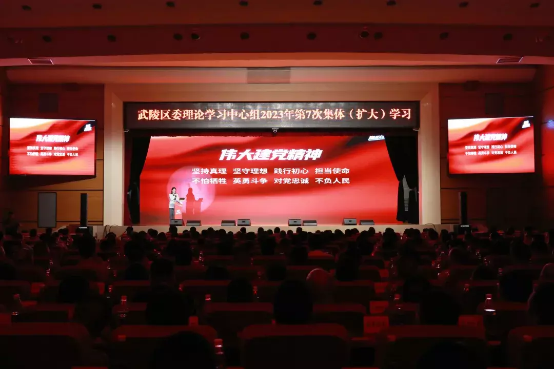 武陵区开展区委理论学习中心组2023年第7次集体（扩大）学习暨宣传贯彻党的二十大精神音乐思政课
