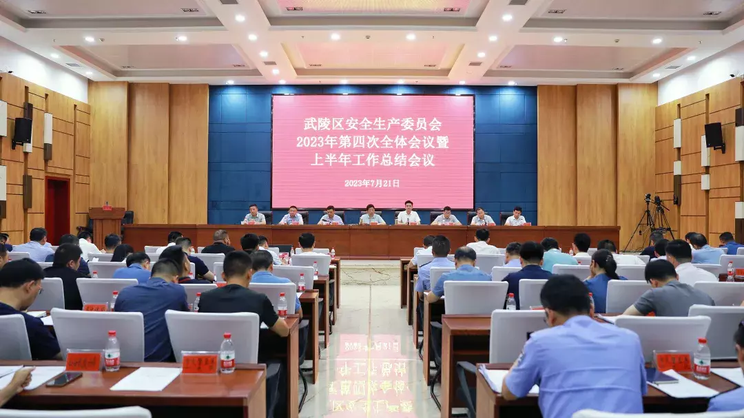 武陵区安全生产委员会2023年第四次全体会议暨上半年工作总结会召开