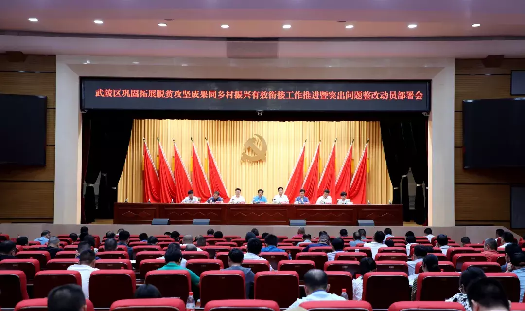 武陵区巩固拓展脱贫攻坚成果同乡村振兴有效衔接工作推进暨突出问题整改动员部署会召开