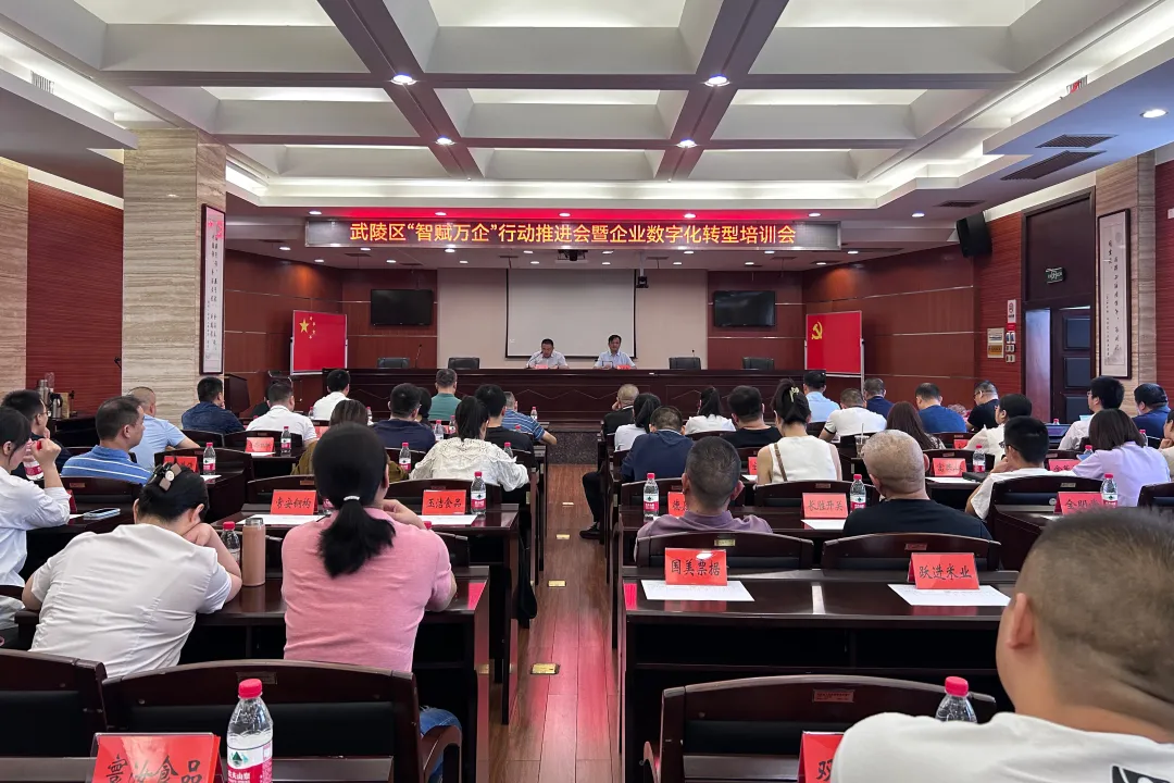 武陵区召开“智赋万企”行动推进会暨企业数字化转型培训会