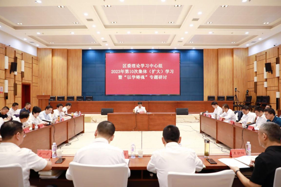 （学思想 强党性 重实践 建新功）  武陵区委理论学习中心组举行2023年第10次集体（扩大）学习暨“以学铸魂”专题研讨
