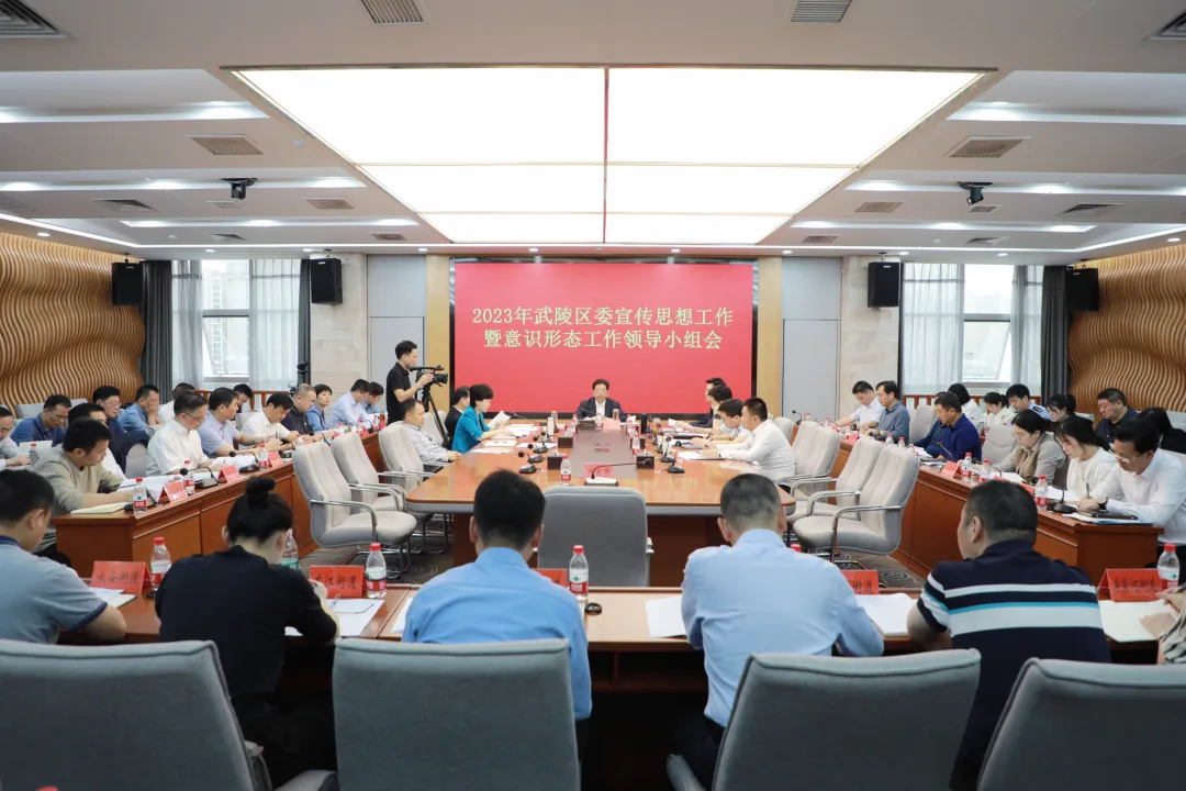 武陵区召开2023年区委宣传思想工作暨意识形态工作领导小组会议