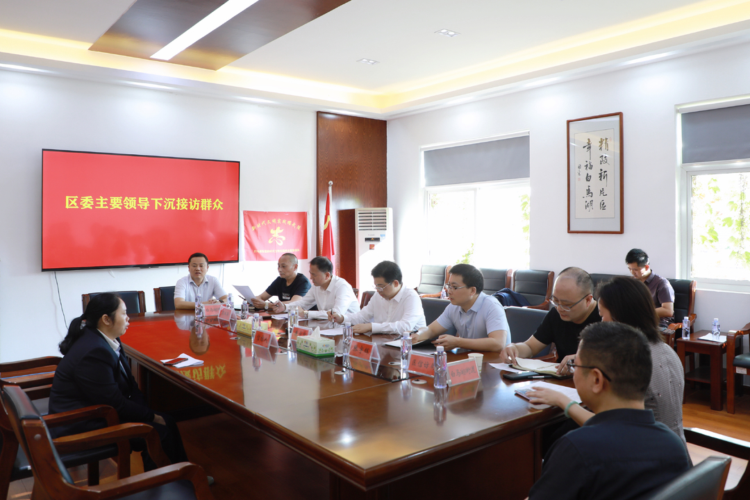 （学思想 强党性 重实践 建新功 ） 康少中到白马湖街道下沉接访