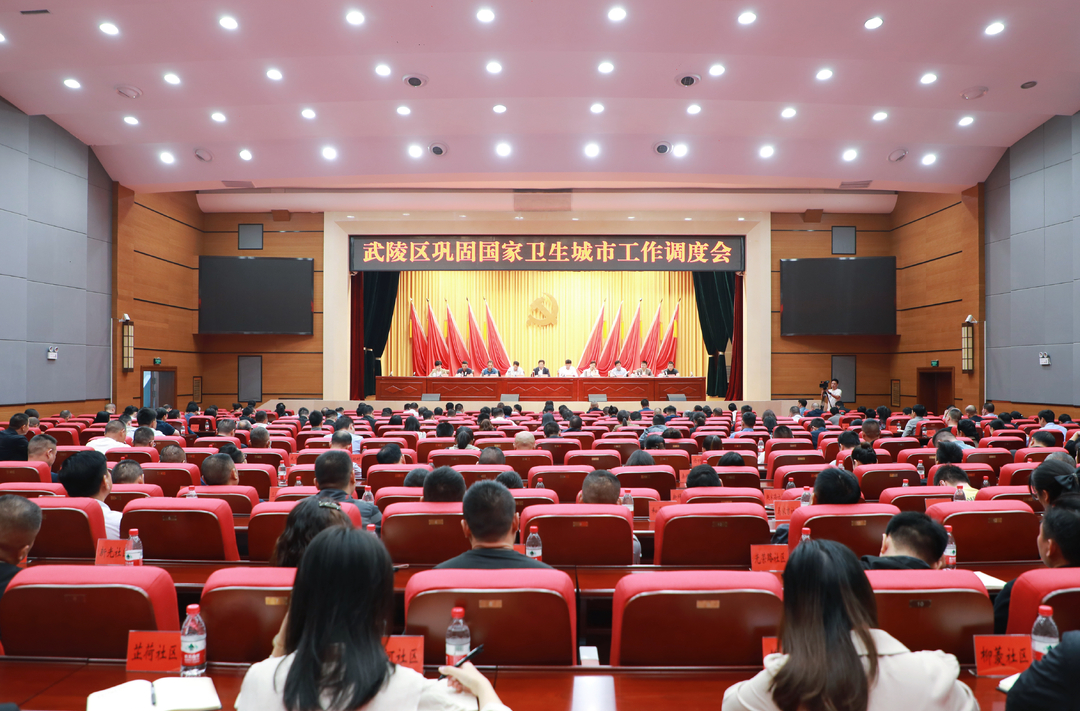 武陵区召开巩固国家卫生城市工作调度会