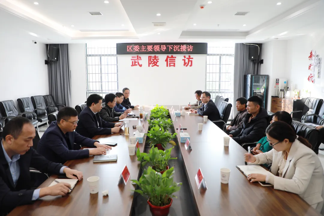 康少中前往区信访局下沉接访