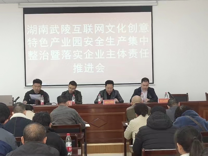 武陵互联网文创产业园管理办召开安全生产集中整治暨落实企业主体责任推进会