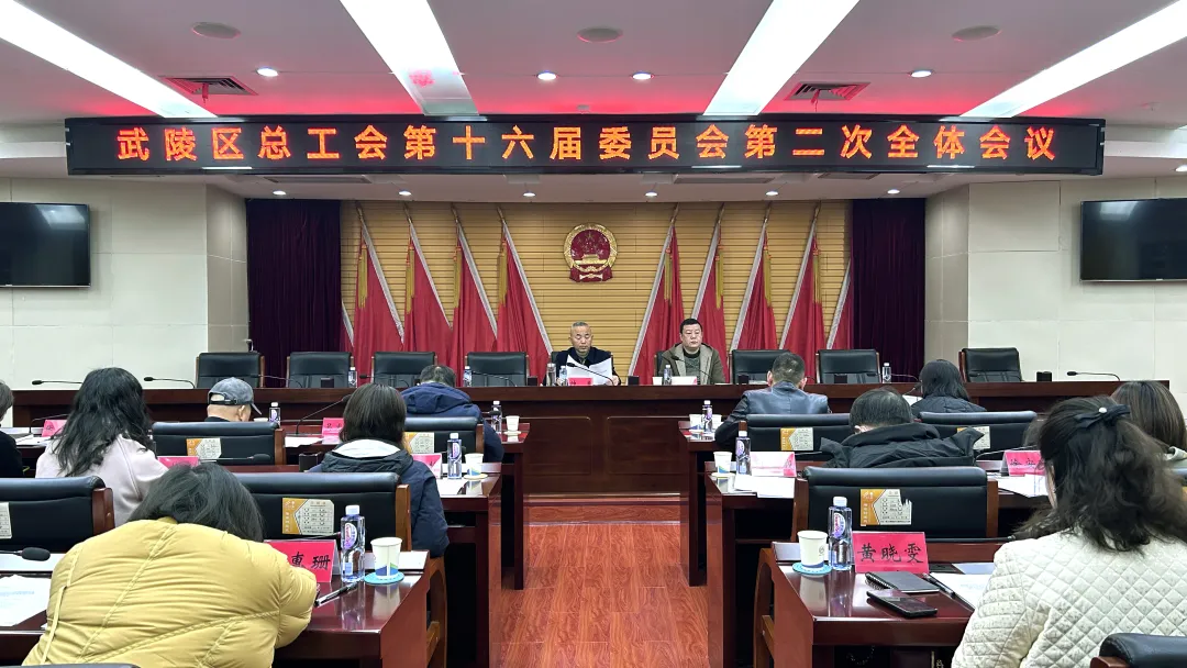 武陵区总工会第十六届委员会第二次全体会议召开