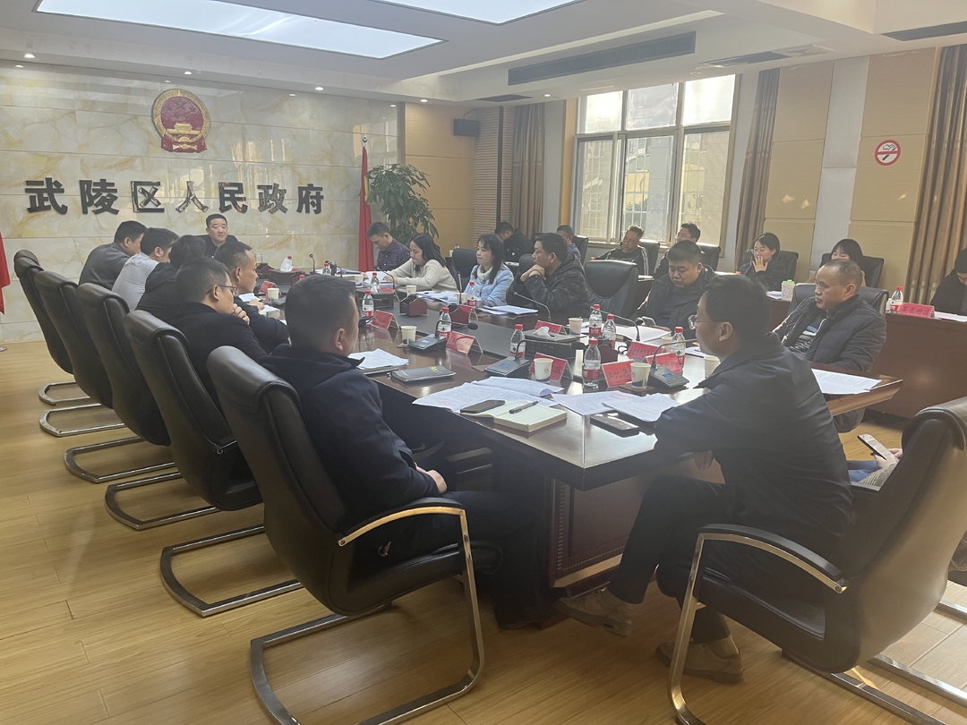 武陵区召开城镇更新提质工作推进会
