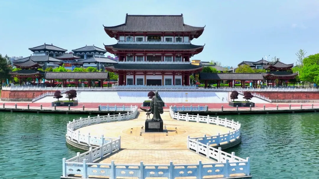 在校大学生手绘刘禹锡插画 满满常德元素展现城市韵味