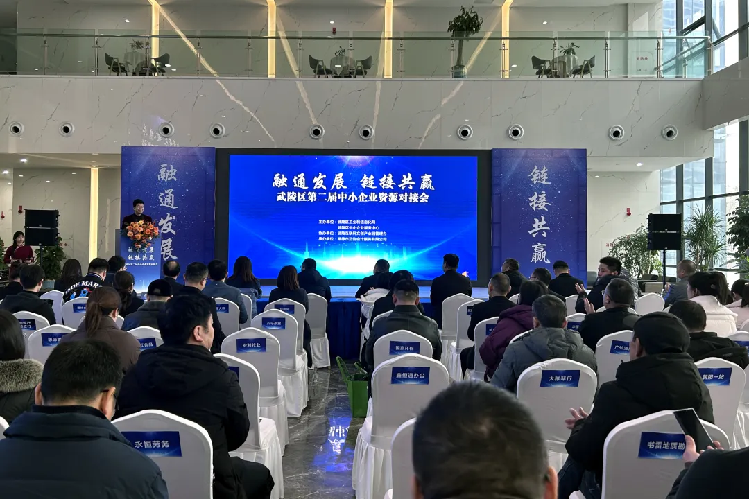 武陵区举办第二届中小企业资源对接会