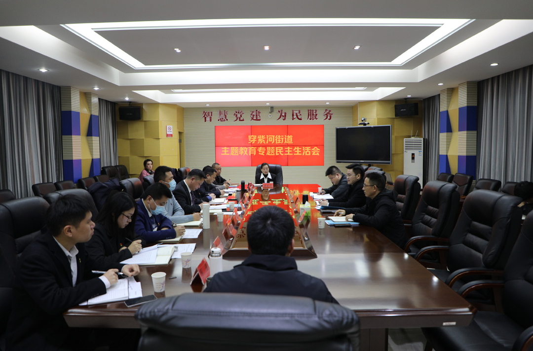 【学思想 强党性 重实践 建新功】寻健参加指导穿紫河街道党工委班子主题教育专题民主生活会