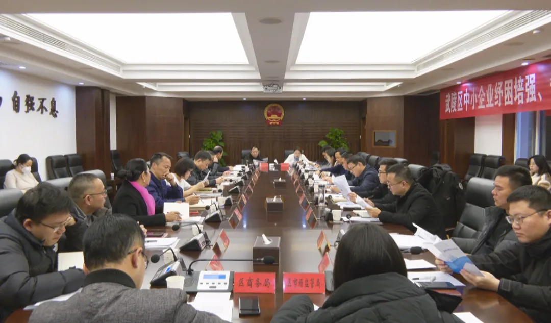 【创新突破 产业突围】 武陵区召开中小企业纾困培强推进会