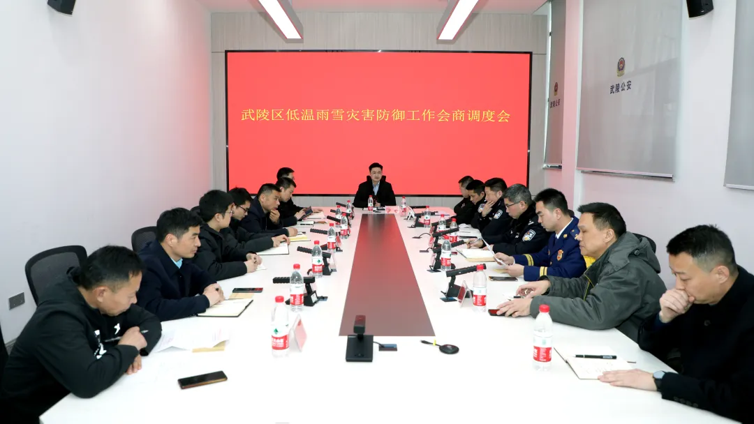 寻健调度低温雨雪灾害防御工作