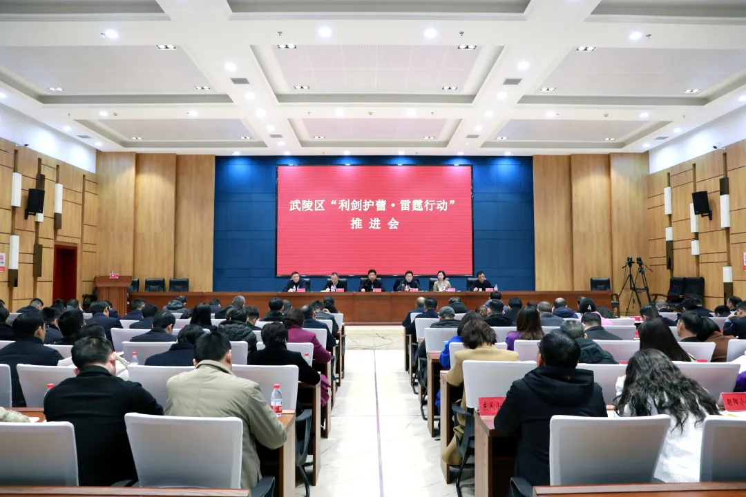 武陵区“利剑护蕾·雷霆行动”推进会召开