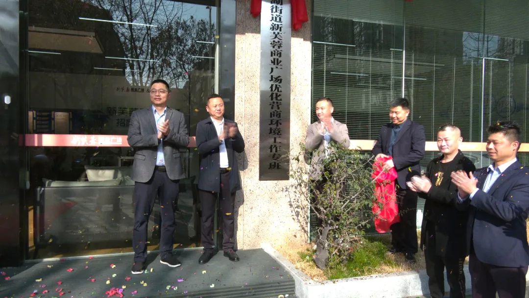 白马湖街道成立优化营商环境工作专班