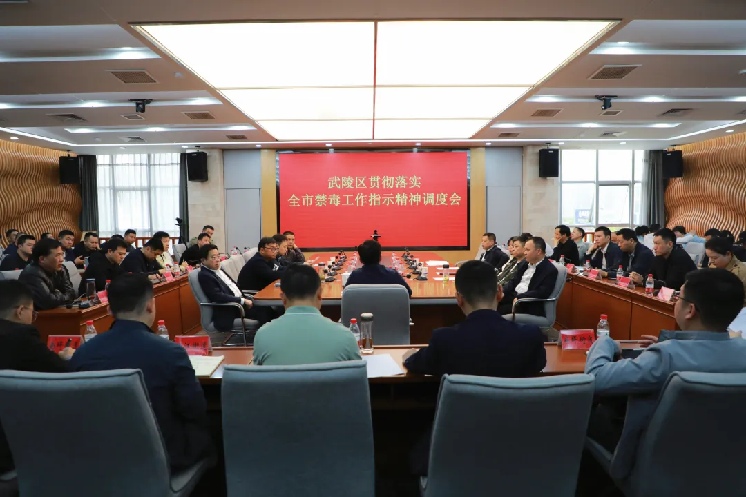 武陵区组织收听收看全市禁毒工作暨创建全国禁毒示范城市工作电视电话会议