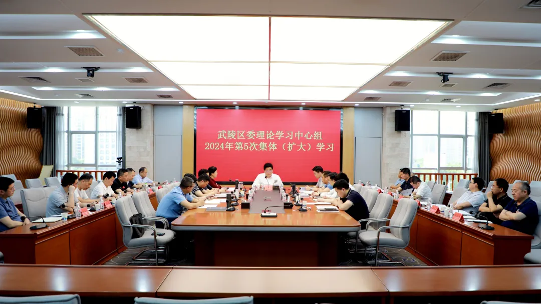武陵区委理论学习中心组举行2024年第5次集体（扩大）学习