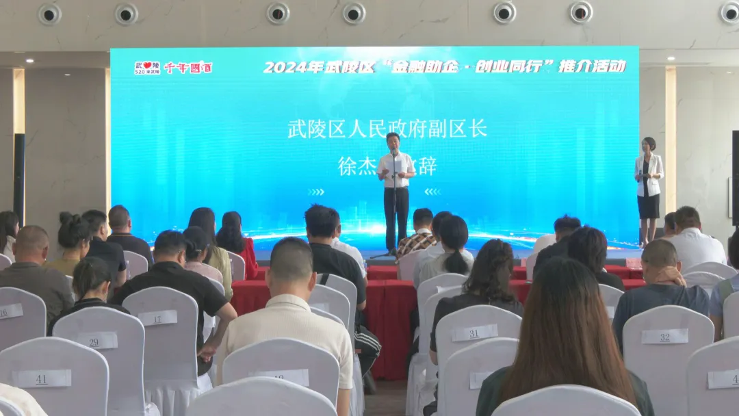 【匠心传承 寻味武陵】 武陵区举行2024年“金融助企·创业同行”推介活动