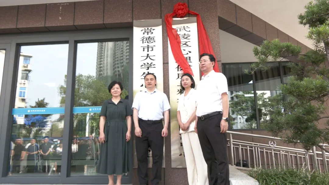 武陵区心理健康与精神卫生防治中心揭牌成立