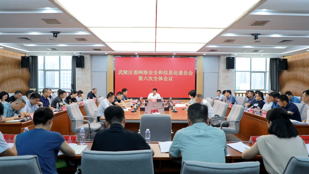武陵区委网络安全和信息化委员会第六次全体会议召开