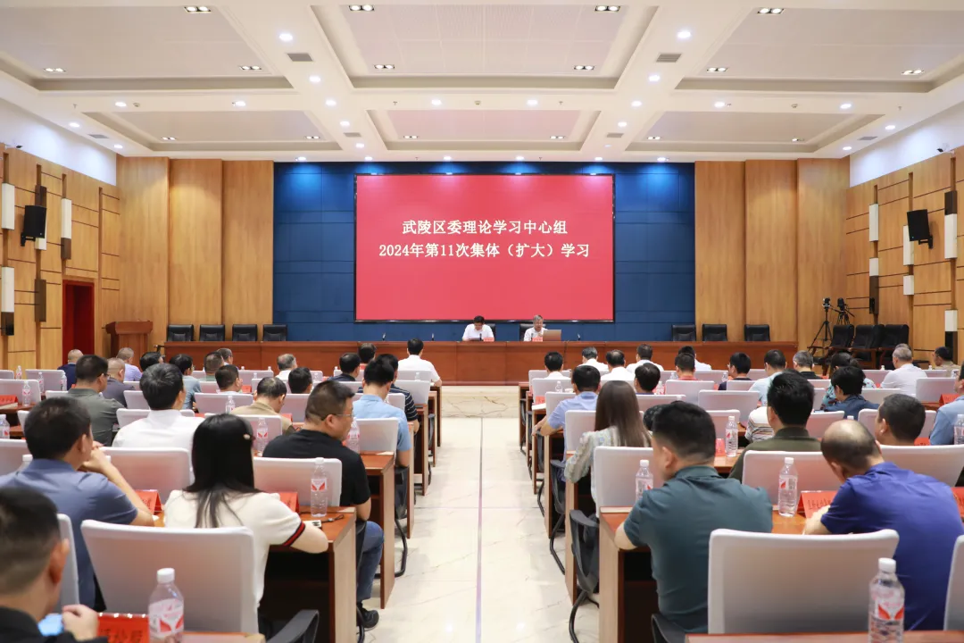 武陵区委理论学习中心组举行2024年第11次集体（扩大）学习