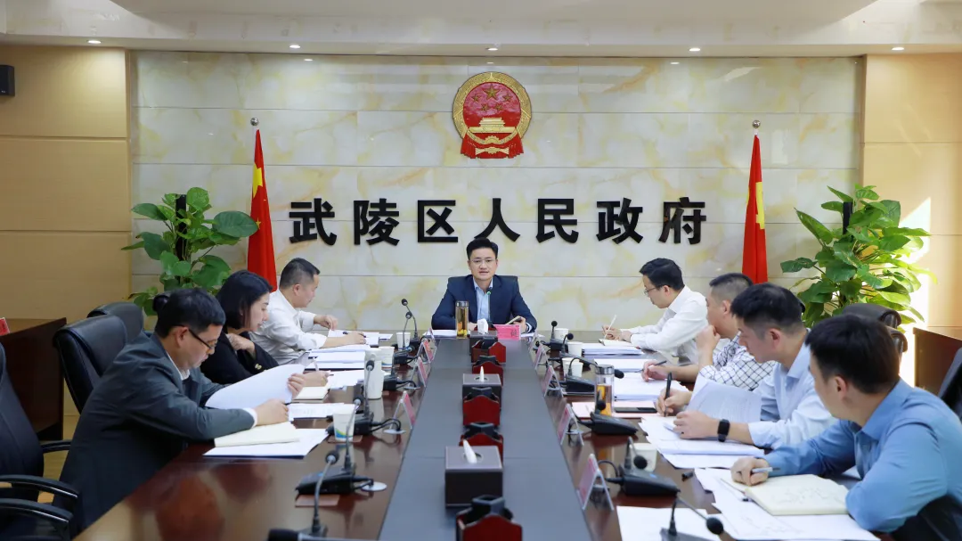 武陵区政府2024年10月份党组理论学习中心组集中学习研讨会、区长碰头会暨区政府党组会议召开