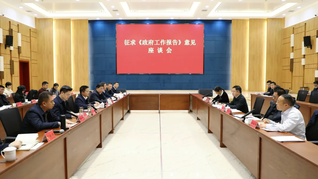 谢胜来武陵区就《政府工作报告》广泛征求意见建议