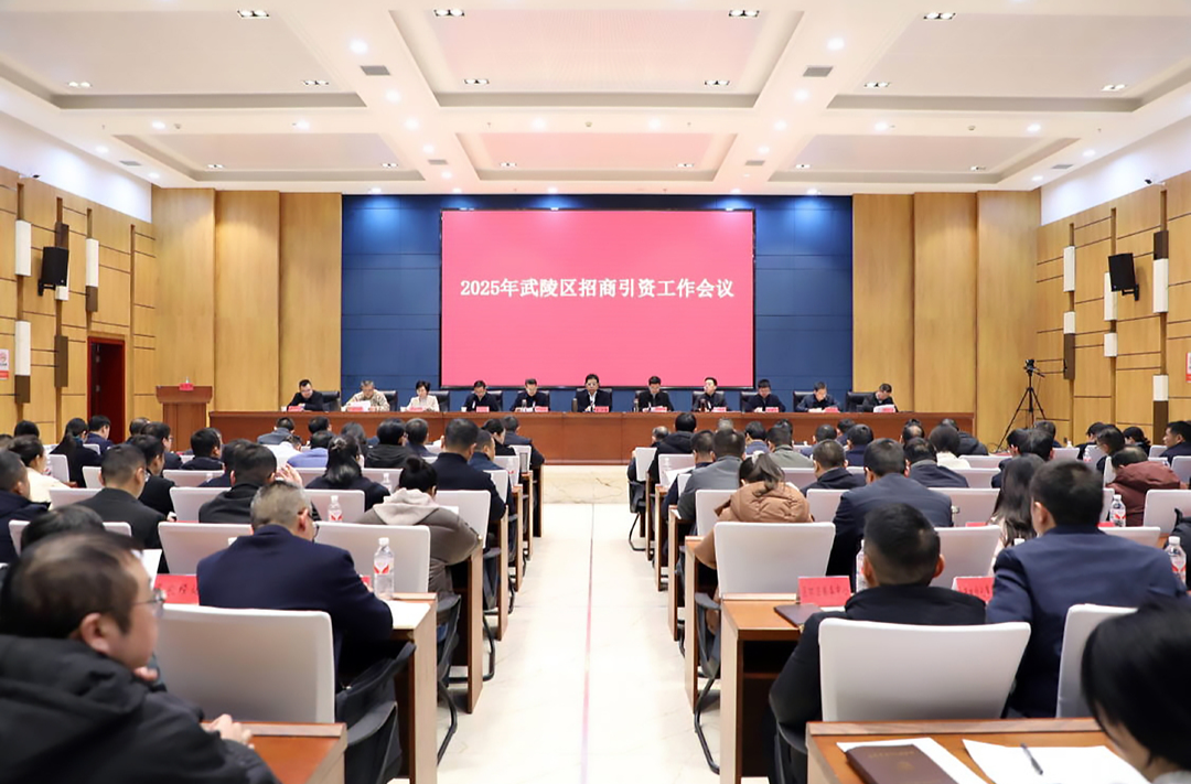 以非常之力 建非常之功 康少中主持召开2025年武陵区招商引资工作会议