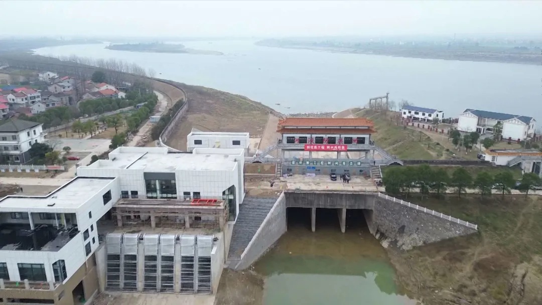常德河洑泵站即将投入使用